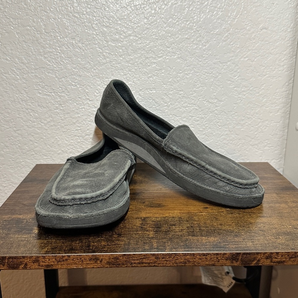 Black Suede Rainbow Loafers